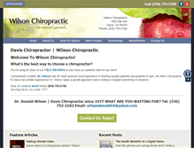 Tablet Screenshot of davischiropractor.net